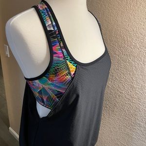 Profile Sport by Gottex Spirograph Swim or Exercise Top Tank  36D